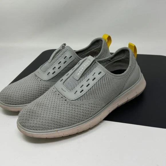 Cole haan zerogrand stitch lite sneakers gray pink womens size 8 - Picture 1 of 6